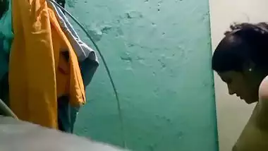 Sexy mom dress change caught by horny son viral MMS