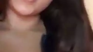 Sexy IT babe enjoys video call sex with her horny colleague