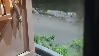 Roadside romance and sex caught by employee viral clip