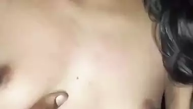 Indian wife Sarkari Farhan sucking dick of husband