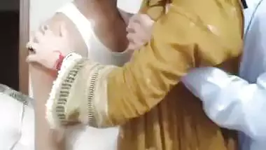 Two Hyderabad boys and a hot babe’s live xxx video