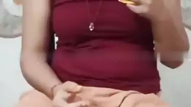 Beer drinking girl nude show before sex with boyfriend