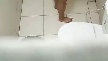 Neighbor desi aunty Shower spy video