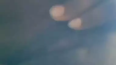 Indian wife shaved pussy rubbing in nude video making