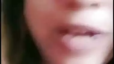 Beautiful wife shows boobs on video call to ex-lover